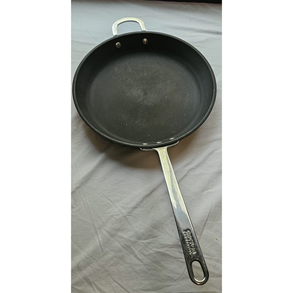 Vtg Circulon Commercial 14 1/2" Hi-Low System‎ Skilket Saute Fry Pan Rare